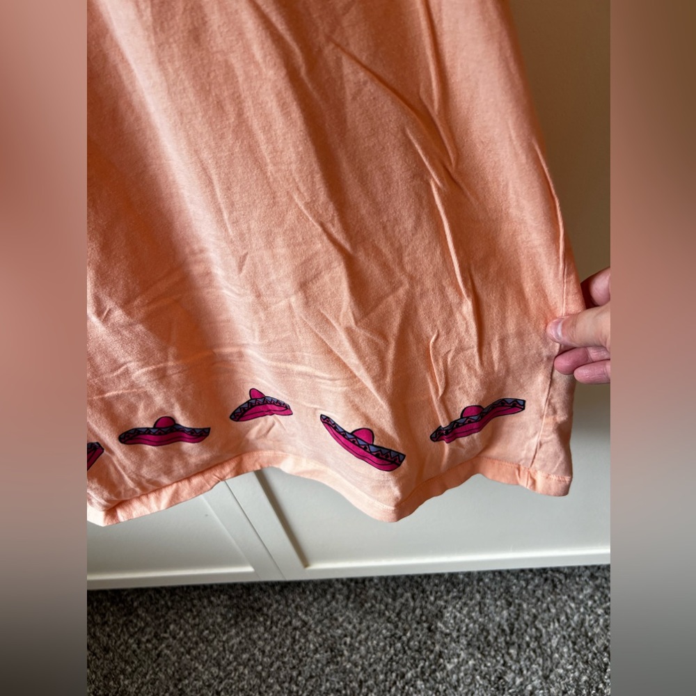ASOS Women’s Plus Size Nightgown Sleep‎ Shirt Cactus Sombero Size 18 - Picture 6 of 11